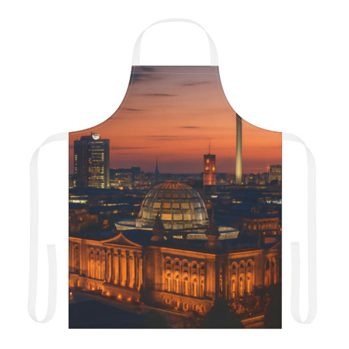 Berlin Concrete Jungle - Apron, 5-Color Straps (AOP)