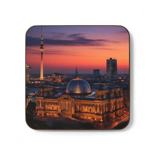 Berlin Concrete Jungle - Hardboard Back Coaster
