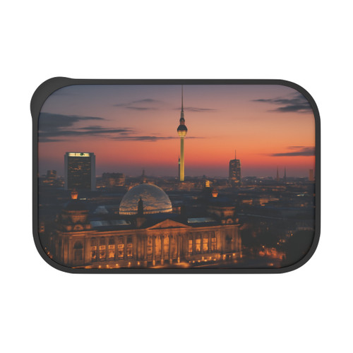 Berlin Concrete Jungle - PLA Bento Box with Band and Utensils