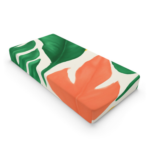 Tropical Leaf Fiesta - Baby Changing Pad Cover