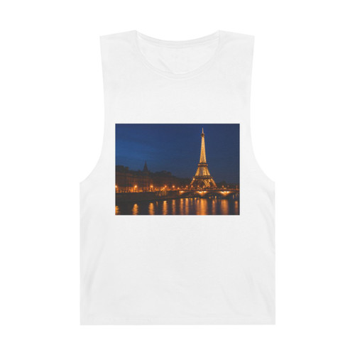 Paris Twilight Elegance - Unisex Barnard Tank 