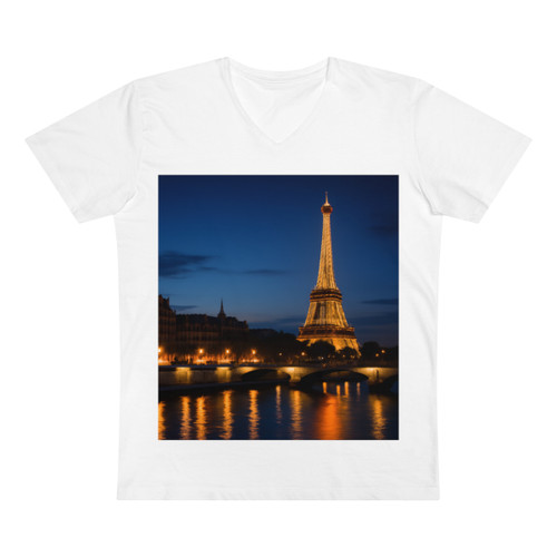 Paris Twilight Elegance - Men’s Presenter V-neck
