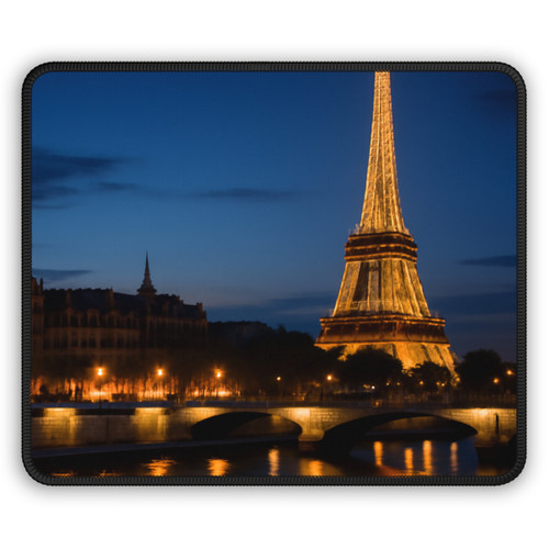 Paris Twilight Elegance - Gaming Mouse Pad