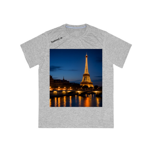 Paris Twilight Elegance - Men's Sports T-shirt