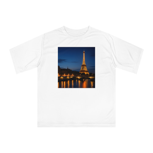 Paris Twilight Elegance - Unisex Zone Performance T-shirt