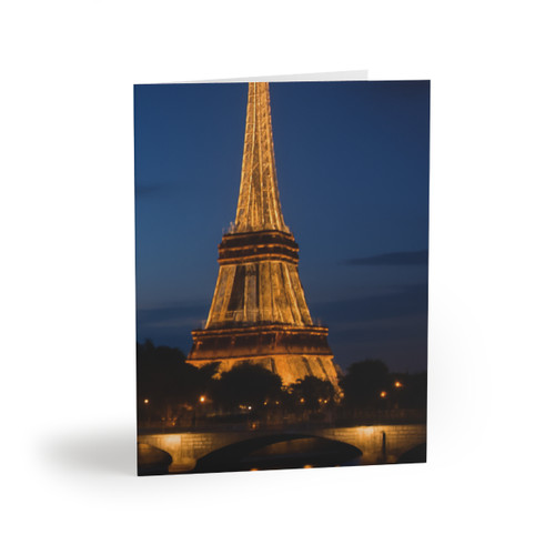 Paris Twilight Elegance - Greeting cards (8, 16, and 24 pcs)
