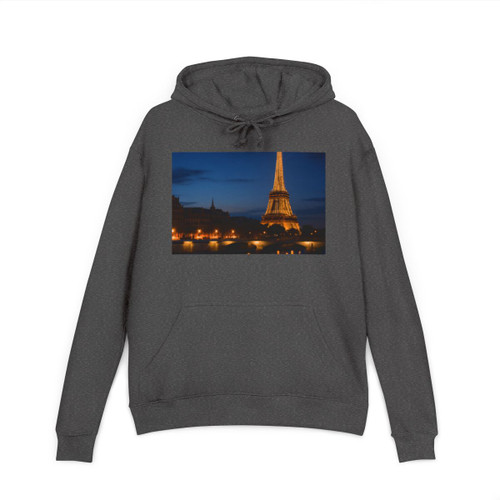 Paris Twilight Elegance - Unisex French Terry Hoodie