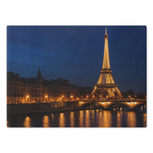 Paris Twilight Elegance - Cutting Board
