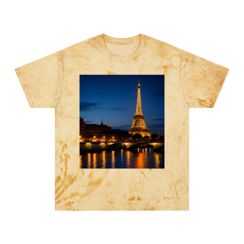 Paris Twilight Elegance - Unisex Color Blast T-Shirt