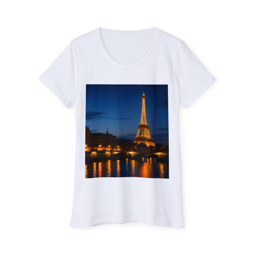 Paris Twilight Elegance - Women's Organic Short Sleeve T-Shirt