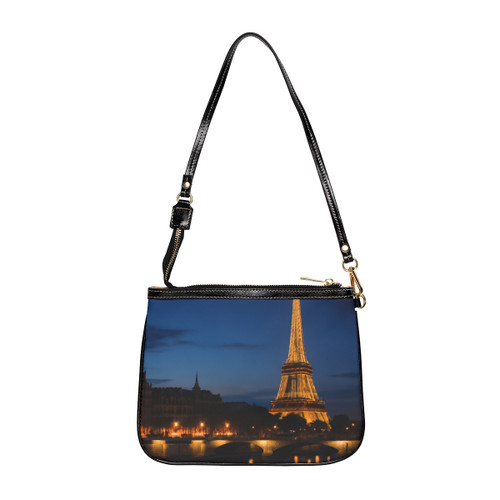 Paris Twilight Elegance - Small Shoulder Bag