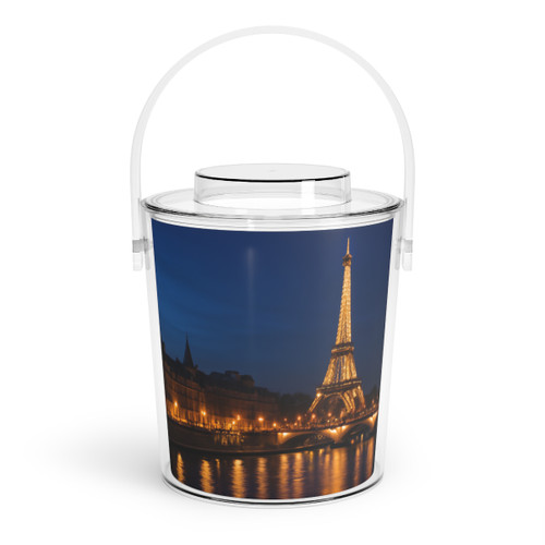 Paris Twilight Elegance - Ice Bucket with Tongs