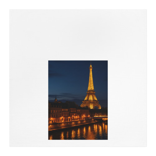 Paris Twilight Elegance - Tea Towel