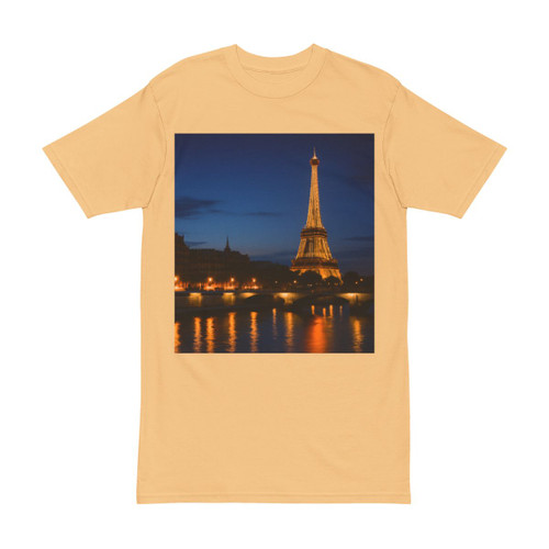 Paris Twilight Elegance - Men's Heavyweight Tee