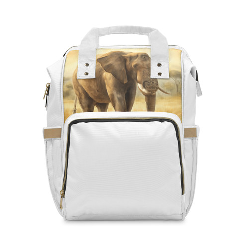 Majestic Elephant Serenade - Multifunctional Diaper Backpack