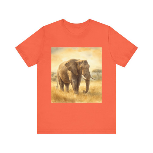 Majestic Elephant Serenade - Unisex Jersey Short Sleeve Tee