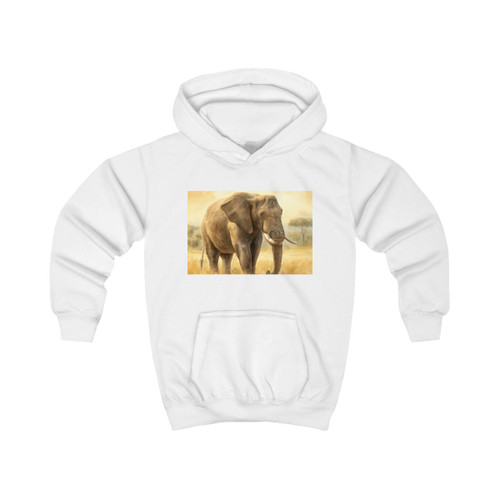 Majestic Elephant Serenade - Kids Hoodie