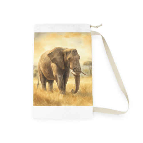 Majestic Elephant Serenade - Laundry Bag