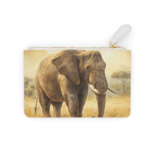 Majestic Elephant Serenade - Mini Clutch Bag