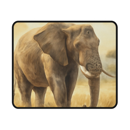 Majestic Elephant Serenade - Non-Slip Gaming Mouse Pad