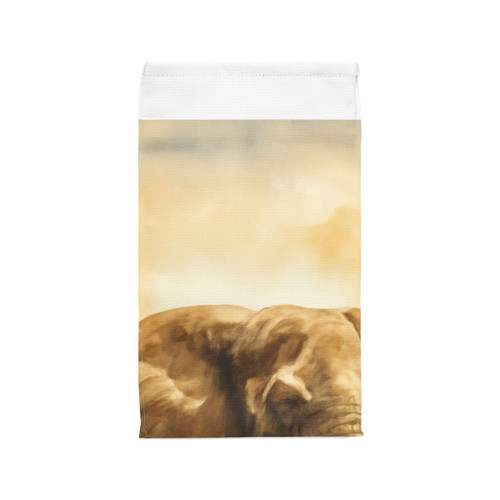 Majestic Elephant Serenade - Polyester Lunch Bag