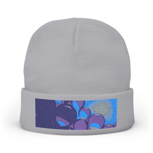 Ethereal Sphere Cascade - Knit Beanie (Embroidery)