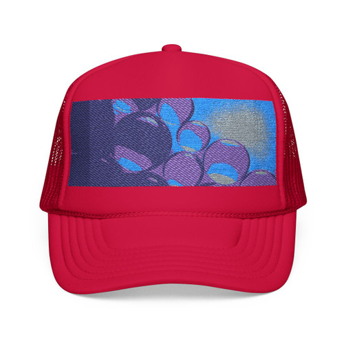 Ethereal Sphere Cascade - Foam Trucker Hat (Embroidery)