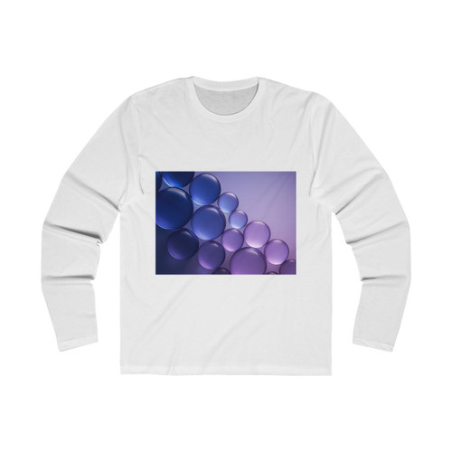 Ethereal Sphere Cascade - Men's Long Sleeve Crew Tee