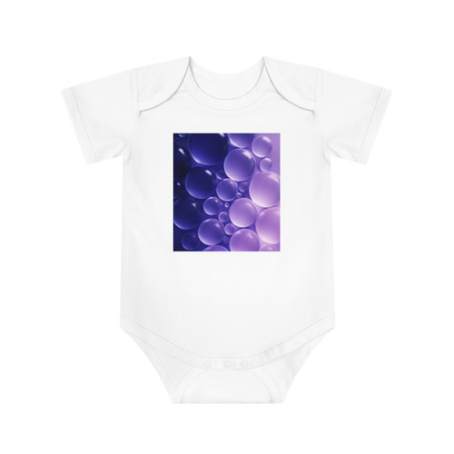 Ethereal Sphere Cascade - Baby Short Sleeve Bodysuit