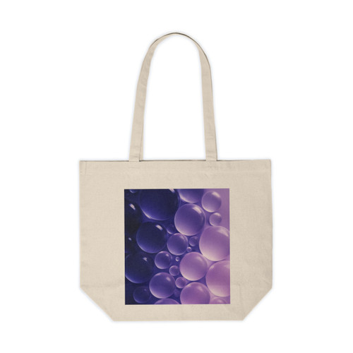 Ethereal Sphere Cascade - Canvas Shopping Tote