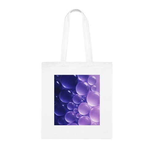 Ethereal Sphere Cascade - Cotton Tote