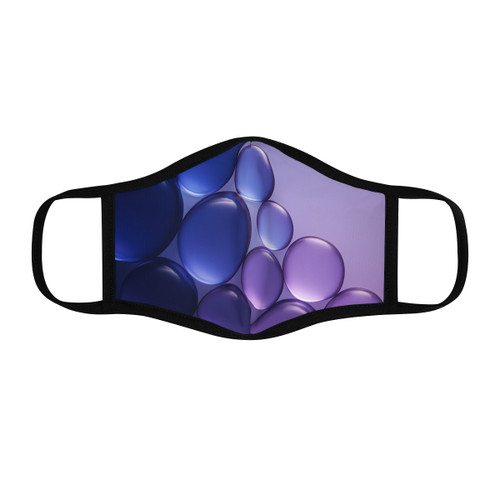 Ethereal Sphere Cascade - Fitted Polyester Face Mask Ethereal Sphere Cascade - Fitted Polyester Face Mask