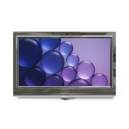 Ethereal Sphere Cascade - Business Card Holder