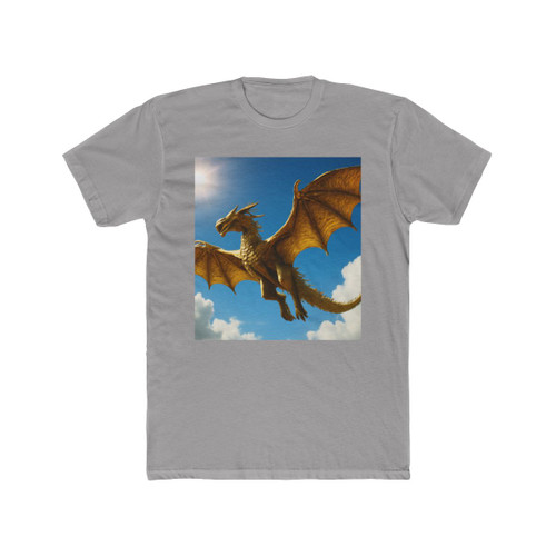 Golden Flame Sovereign - Unisex Cotton Crew Tee
