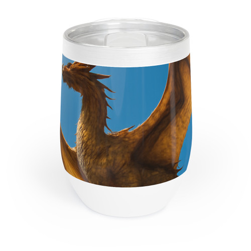 Golden Flame Sovereign - Chill Wine Tumbler