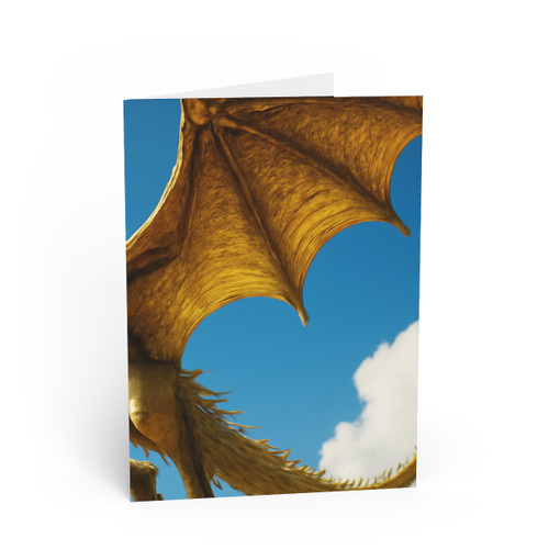 Golden Flame Sovereign - Greeting Cards
