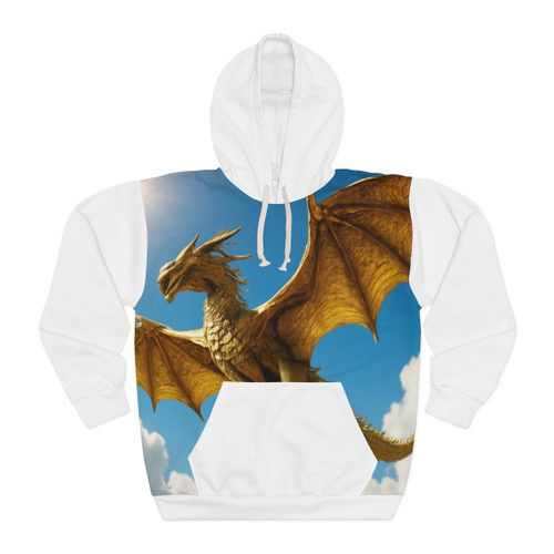 Golden Flame Sovereign - Unisex Pullover Hoodie (AOP)