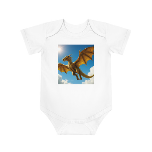 Golden Flame Sovereign - Baby Short Sleeve Bodysuit