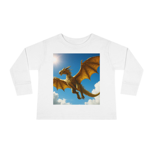 Golden Flame Sovereign - Toddler Long Sleeve Tee