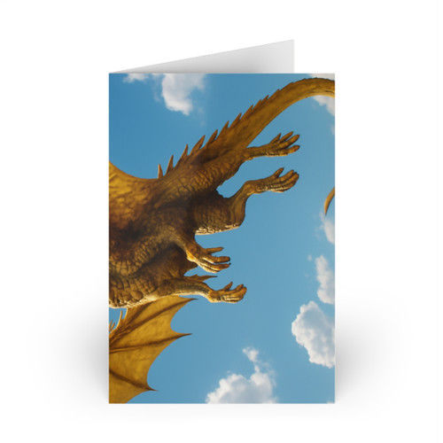 Golden Flame Sovereign -  Greeting Cards (1 or 10-pcs)