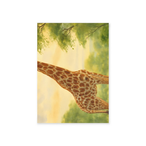 Gentle Giraffe Grace - Holiday Cards (Two-sided print)