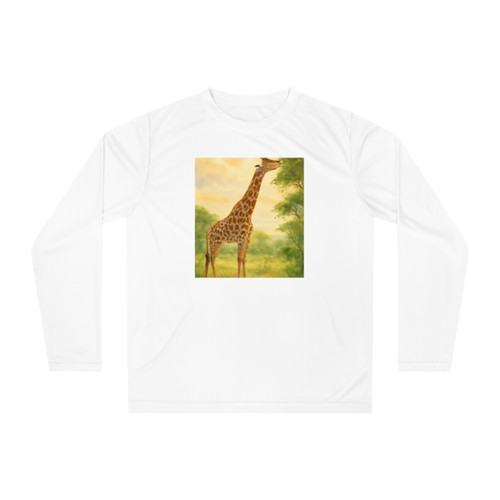 Gentle Giraffe Grace - Unisex Performance Long Sleeve Shirt