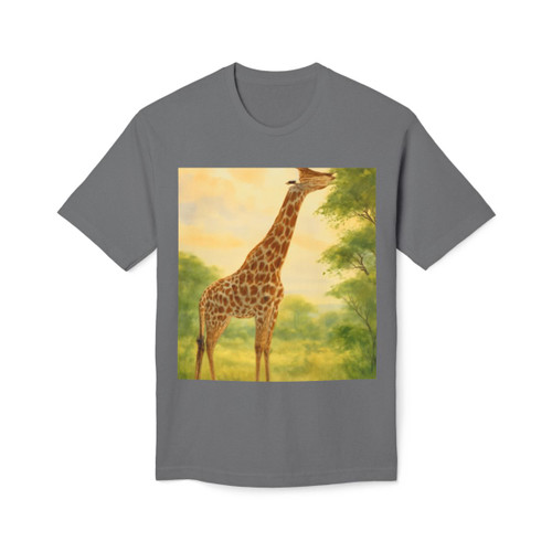 Gentle Giraffe Grace - Unisex Midweight T-shirt, Made in US