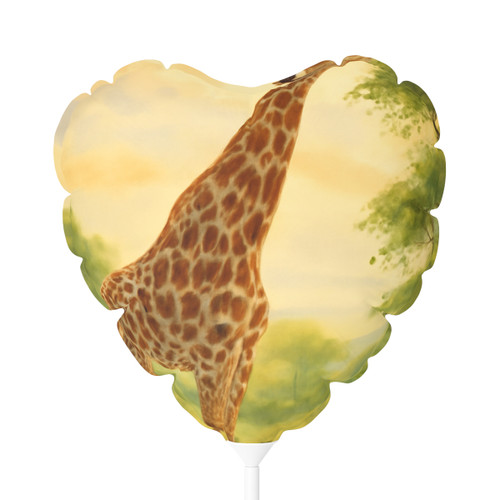 Gentle Giraffe Grace - Balloon (Round and Heart-shaped), 11"