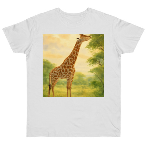 Gentle Giraffe Grace - Single Jersey T-shirt