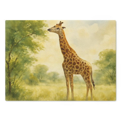 Gentle Giraffe Grace - Cutting Board