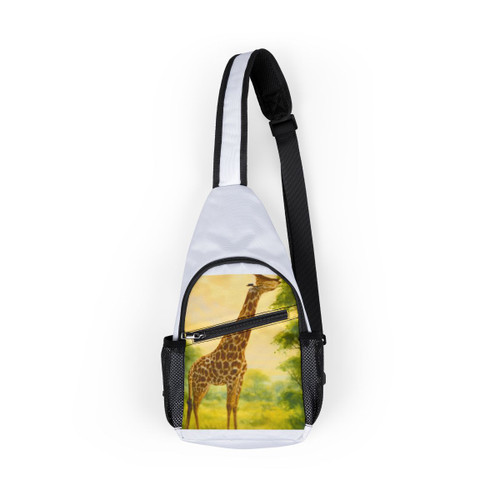 Gentle Giraffe Grace - Chest Bag (AOP)