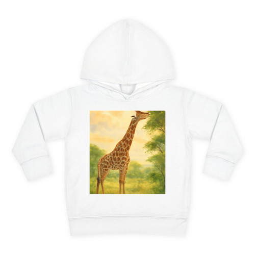 Gentle Giraffe Grace - Toddler Pullover Fleece Hoodie