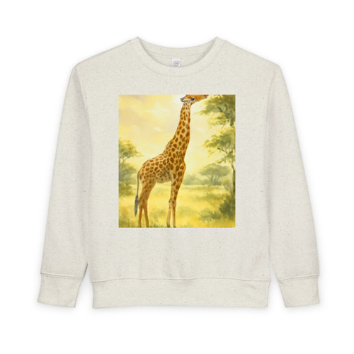 Gentle Giraffe Grace - Toddler Sweatshirt