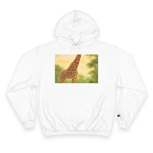 Gentle Giraffe Grace - Champion Hoodie